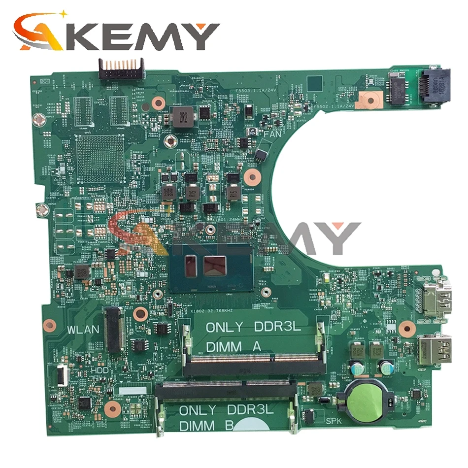 Akemy Фирменная Новинка 14236 1 для Dell Inspiron 3559 3459 3568 материнская плата ПРБ CPWW0 CN 030J5G 30J5G