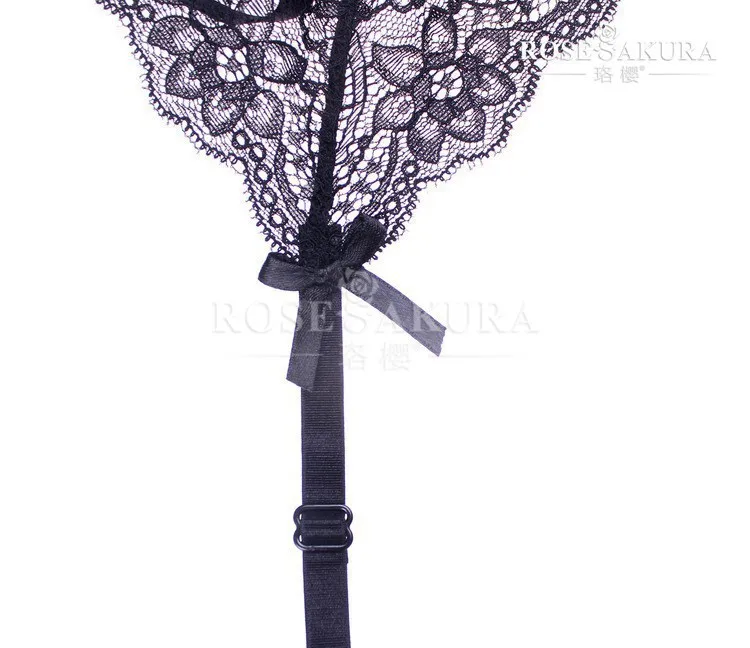 

New Style Perspective Temptation Lace Garter Sexy Underwear Collocation Hose Garter Belt Set Excluded Socks