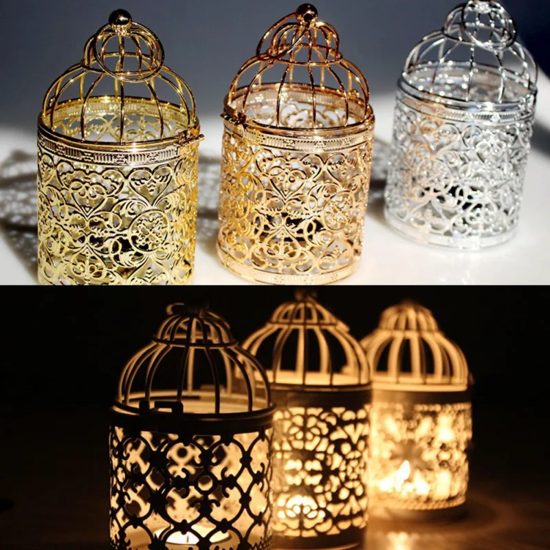 Винтажный металлический фонарь для свадьбы дома подвесные свечи банки с крышкой