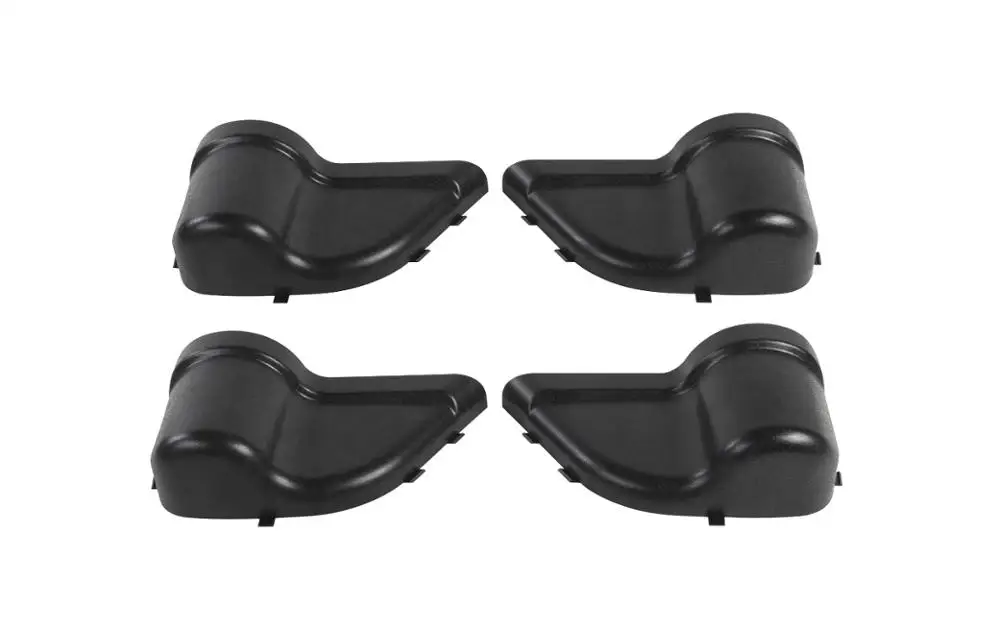 4pcs Коробка для хранения передней двери автомобиля, сетчатый держатель для Jeep Wrangler JK 2011- 2/4, аксессуары для дверей автомобиля, аксессуары для салона автомобиля, черный АБС-пластик - Название цвета: 4pcs