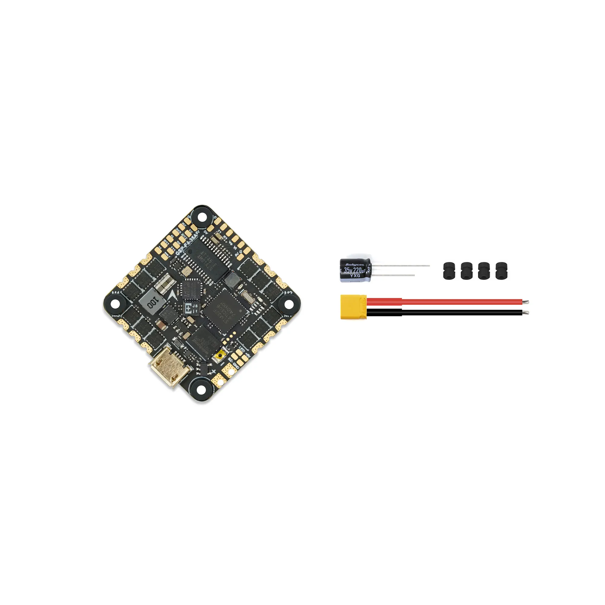 GEPRC GEP-F411-35A AIO F411 управление полетом 35A 2-6S 8 бит BLS ESC 26 5 мм/м2 для DJI диаграммы FPV CL-30