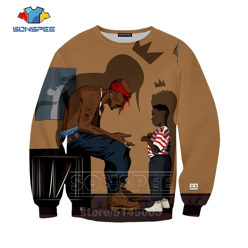 SONSPEE Ламар Толстовка на осень бейсболка для мужчин и женщин 2Pac толстовки 3D печати