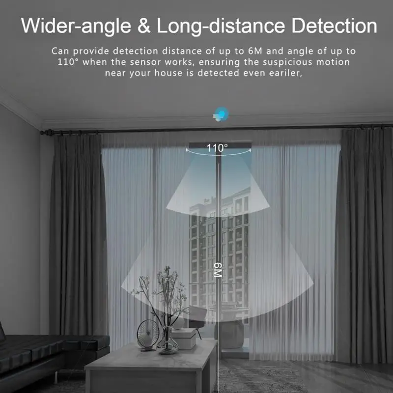 

SONOFF SNZB-03 Smart Zigbee Motion Sensor, Smart Home Security Sensor Control Via eWeLink ZBBridge Work With Alexa Google Home