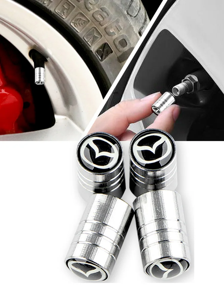 4 шт. 2021 новый модный автомобильный круглый клапан для шин Mazdas 2 3 5 6 7 8 323 626 CX3 rx5 RX8 rx3