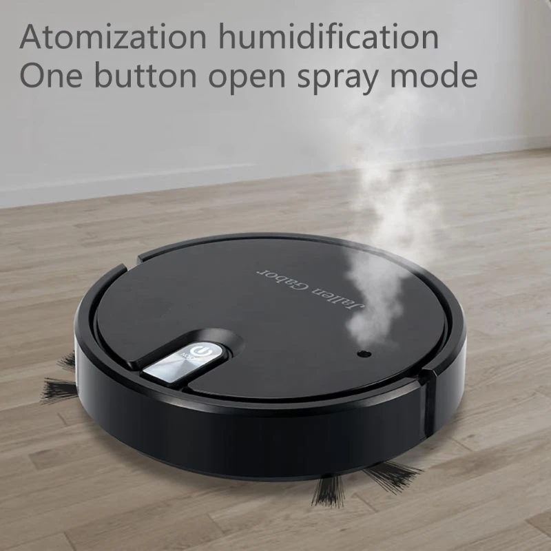 

5-in-1 Wireless Auto Robotic Vacuums with LED Atmosphere Lights Super Quiet Vacuuming Mopping Humidifying for Home Use Wholesale