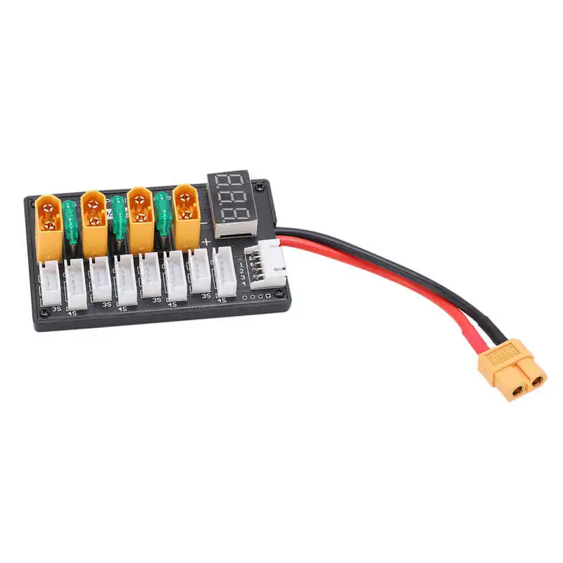 

pluviometro swimming 3S/4S XT60 Parallel Charging Board Silicone Cable XT60 Connector Parallel ChargingAdapter leaf blower