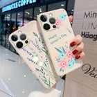 Чехол для iPhone 13, чехлы для iPhone 12 Pro Max, Роскошный чехол для IPhone 11 XS Max XR 7 8 Plus 6 6S SE 2020, Мягкая силиконовая задняя крышка с цветами