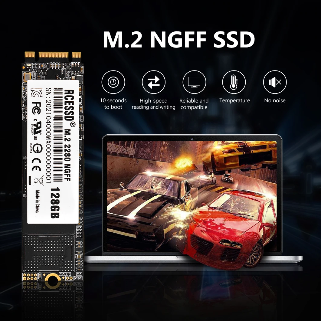 Твердотельный накопитель RCESSD M.2 ssd M2 128 ГБ NGFF 2280 512 ТБ внутренний жесткий диск hdd SSD