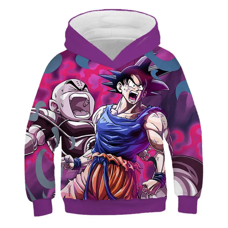 Японское аниме Dragon Ball Z Son Goku детские толстовки с 3D принтом Harajuku детские повседневные толстовки для мальчиков и девочек - Color: NT-232