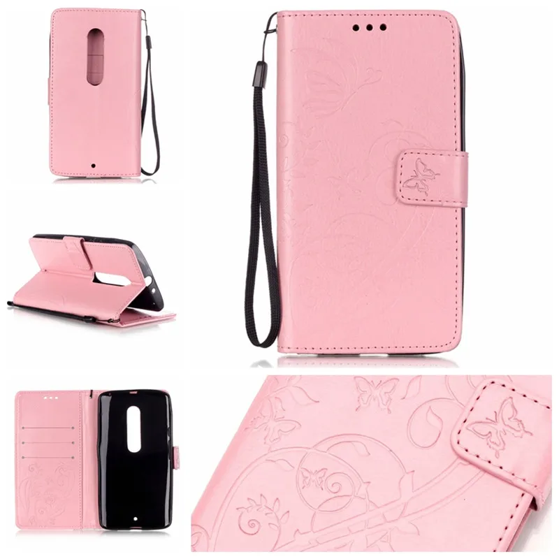 Fashion Retro butterfly pattern PU Leather + Soft Silicon Wallet Flip Cover Case For Motorola Moto X Play XT1562 XT1563 | Мобильные