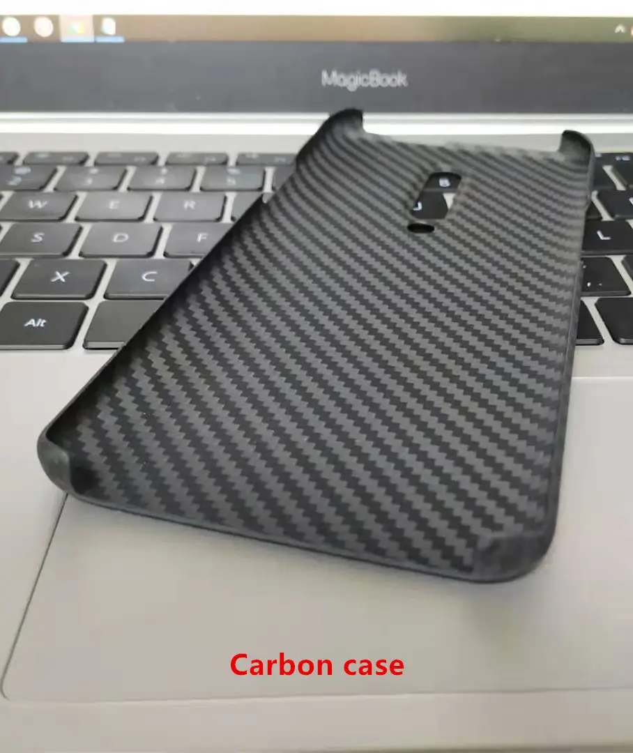 carbon case black Защитный чехол из углеродного волокна для oneplus 7 pro, задняя крышка, бампер, Арамид, роскошный бренд, дизайн - Цвет: carbon case black
