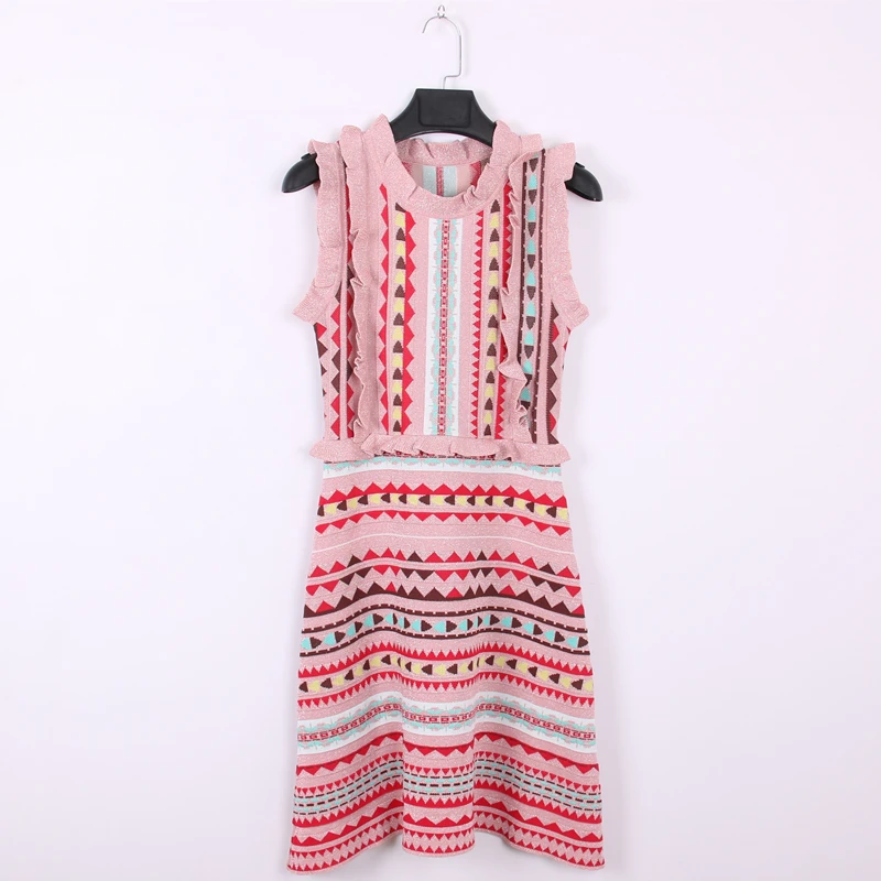 

Женское трикотажное платье-свитер, элегантное офисное платье-трапеция мини с люрексом, повседневное платье в богемном стиле, одежда в Корей...