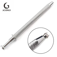 stainless steel push in syringe type quad prong small bead holder grab ball body piercing tool tattoo accessories supplies