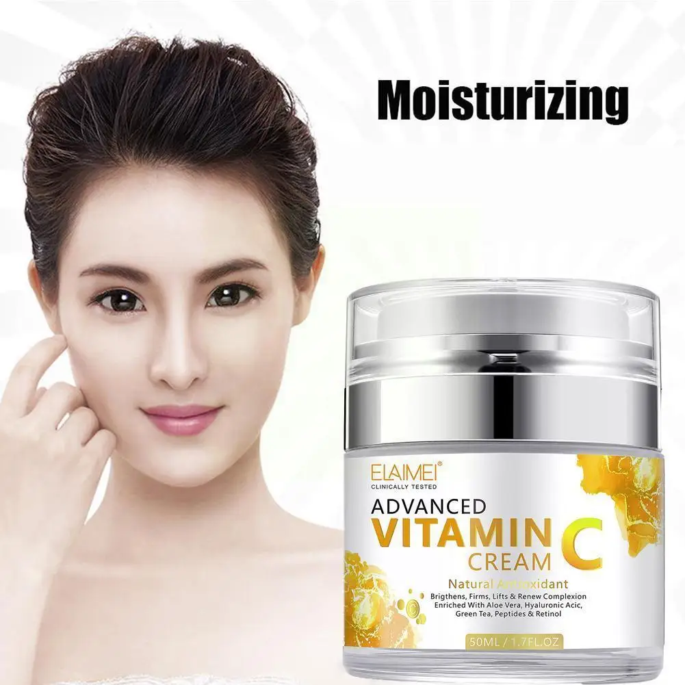 

Face Cream Vitamin C Cream Remove Dark Spots Whitening Care Moisturizing Care Skin Cosmetics Face Anti-Aging Firming D9C4