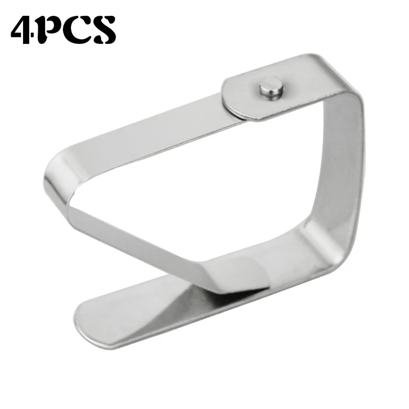 Зажимы для скатертей из нержавеющей стали 4 шт. зажимы свадебных торжеств