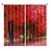 mangrove forest 3d digital high precision material printing ins wind cut off curtain factory personality