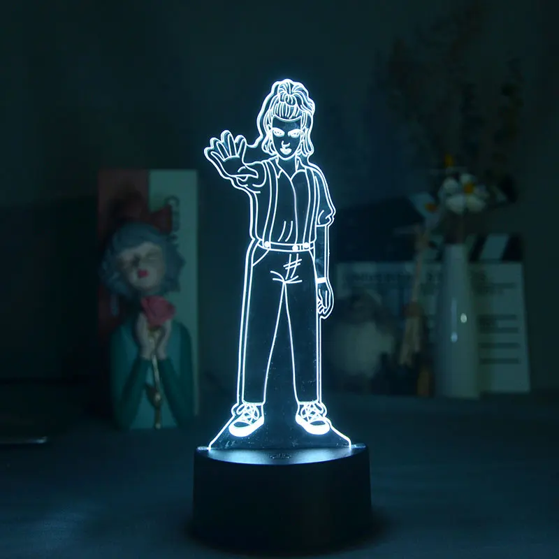 

3D Lamps For Bedside Table Bluetooth Base Movie Eleven Stranger Decoration Lantern Be Night Dorm Room Chandelier Pendant