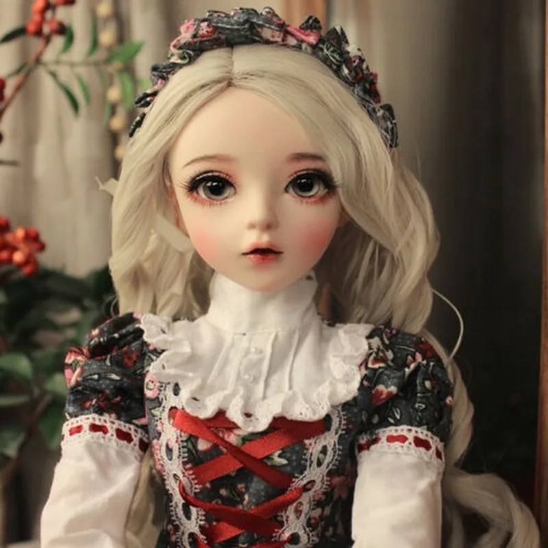 

FULL SET 1/3 Ball Jointed Girl 60cm BJD Doll + Changeable Eyes + Clothes + Wig Lifestyle Doll In-Stock Items