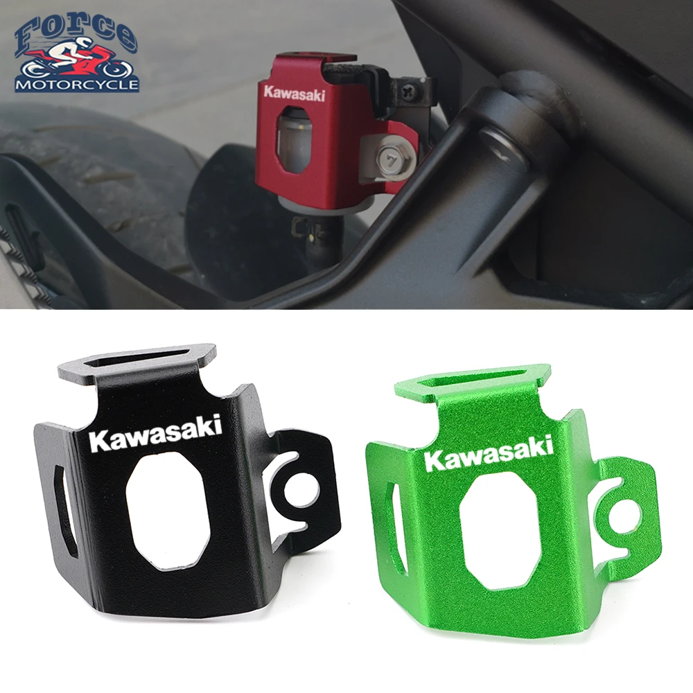 

For Kawasaki Z900 Z650 Z400 Z300 Z250 Ninja400 Ninja650 Ninja ZX-25R CNC Motorcycle Rear Fluid Reservoir Guard Cover Protector