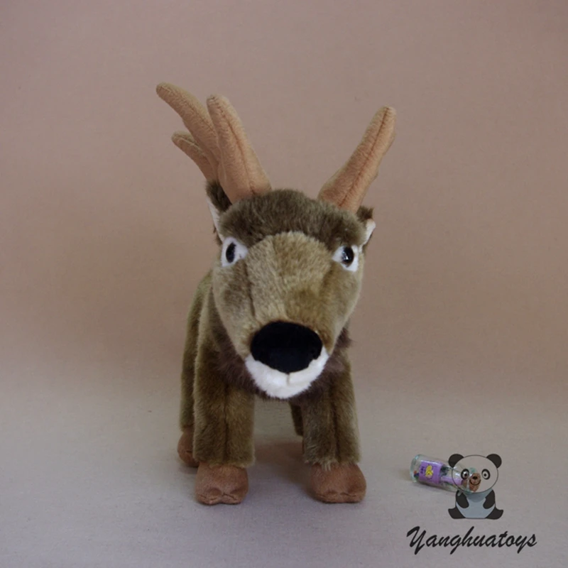 Высокое качество Мягкие животные игрушки настоящая жизнь плюшевый Лось куклы