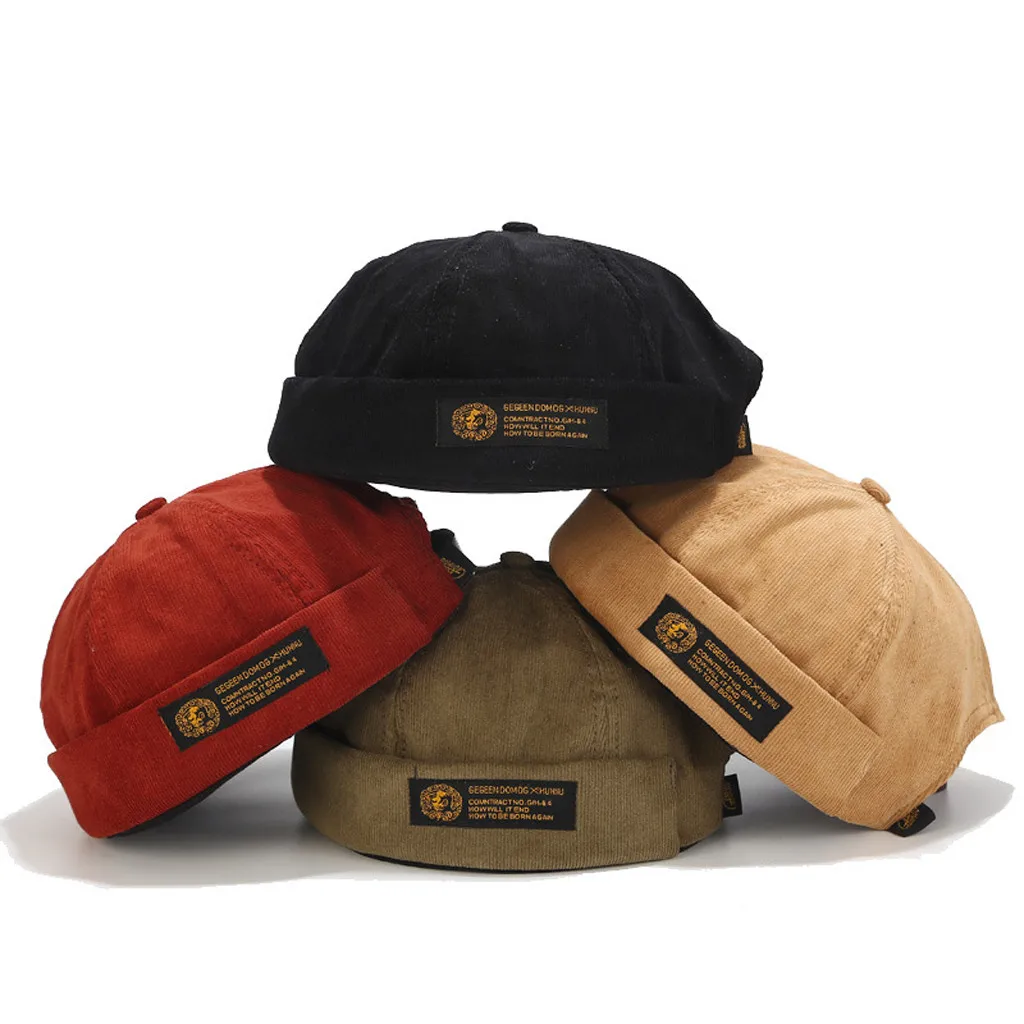 Модная мужская и женская Вельветовая легкая подходящая Морячка кепка с черепом