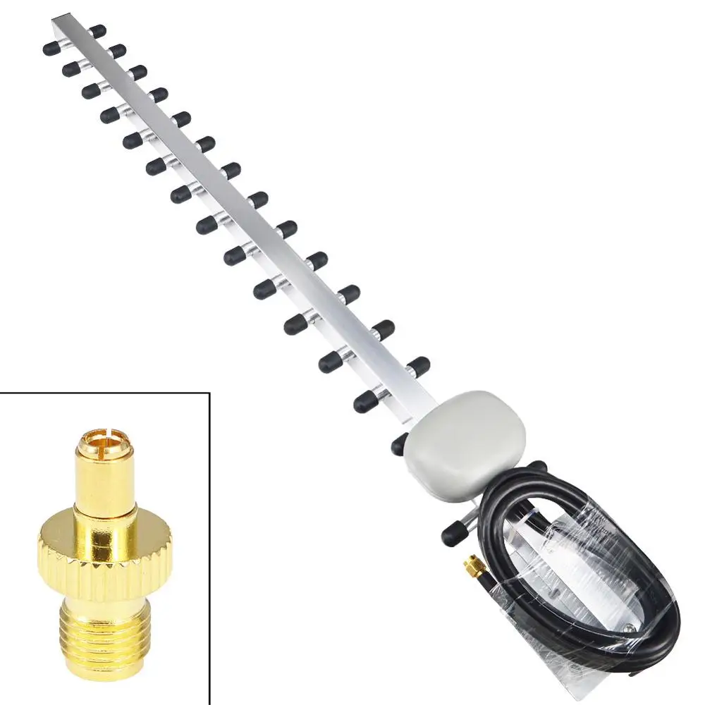 4G Антенна Yagi наружная 28dbi LTE SMA RG58 1 5 м кабель + женский к TS9 Штекерный