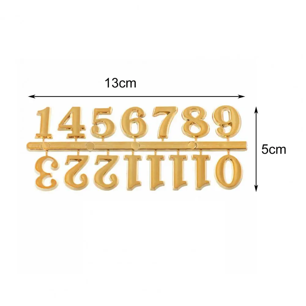 12 шт./компл. часы с цифрами простота сборки сменные однотонные кварцевые сделай