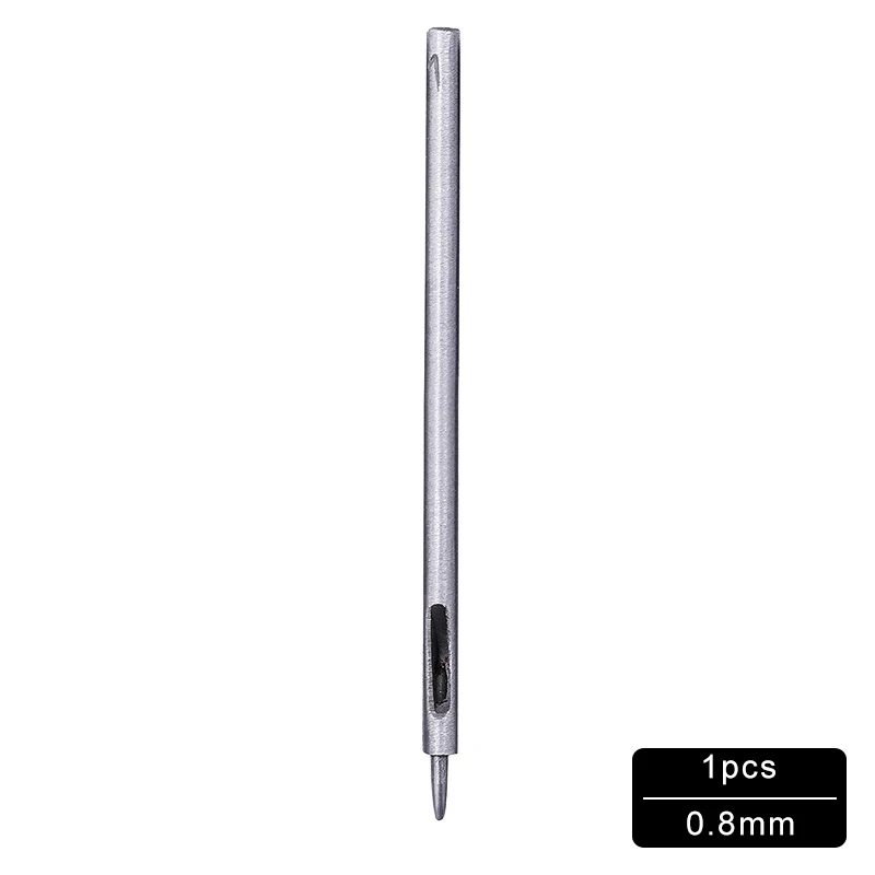 1PCS 0.8mm MIUSIE 1 шт. ремень для пробивки отверстий в коже Дырокол полые сверлильные инструменты из углеродистой стали кожаный Пробивной инструмент 0,5 мм-4 мм - Цвет: 1PCS 0.8mm