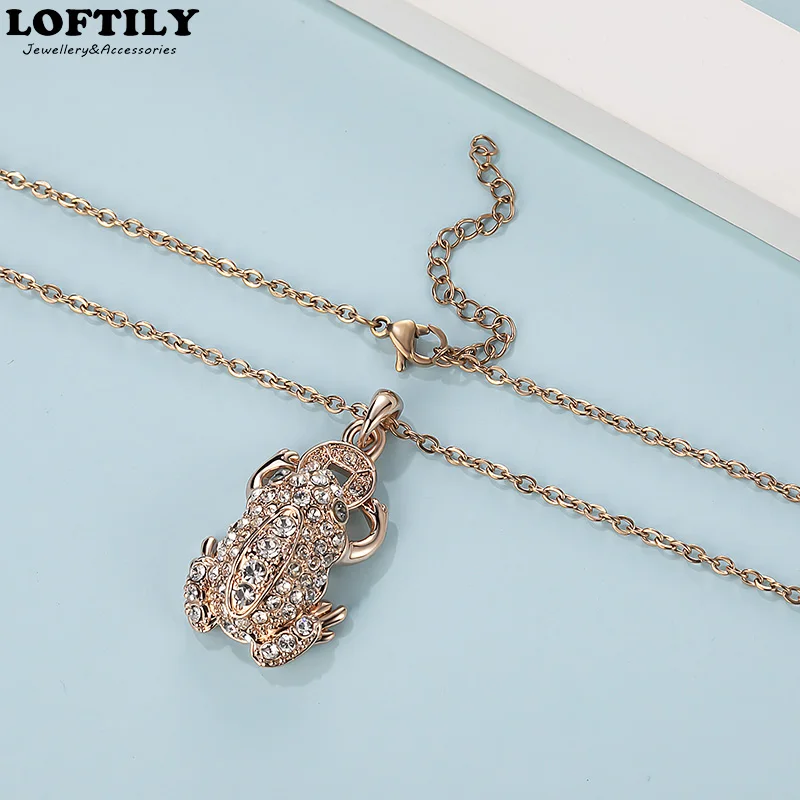 Винтажное ожерелье Futune подвеска из розового золота подарок для женщин