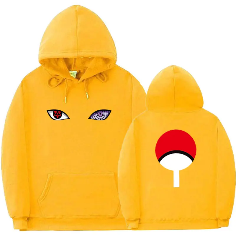 Новые Японские Аниме толстовки Uchiha Uzumaki Hatake Eyes Harajuku пуловер свитшот хип хоп