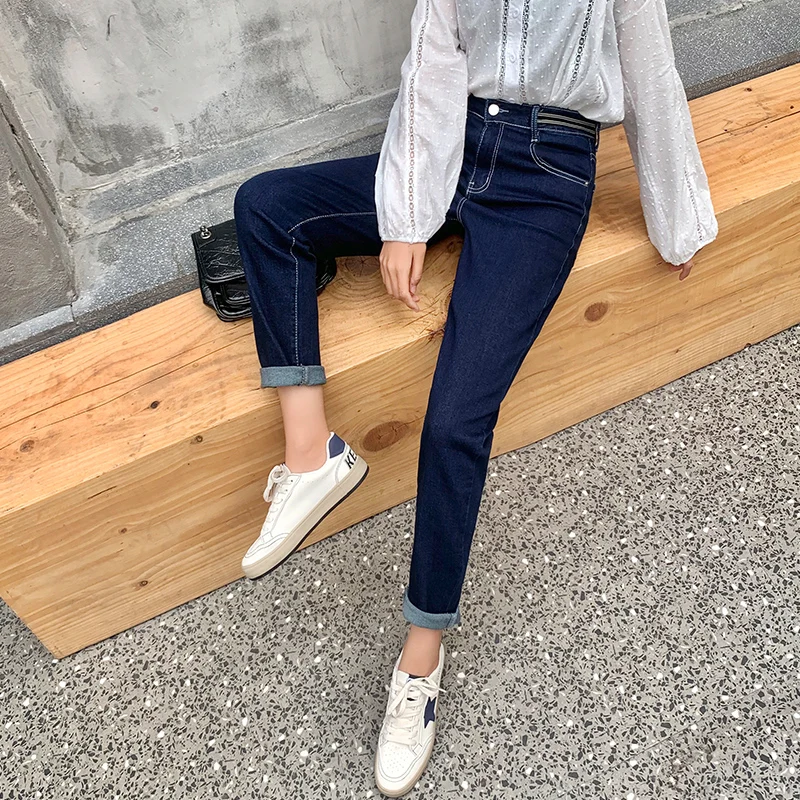 

2021 Oversize Pants For Girls Female Denim Trousers Baggy Mom y2k High Waist Women's Fashion Jeans