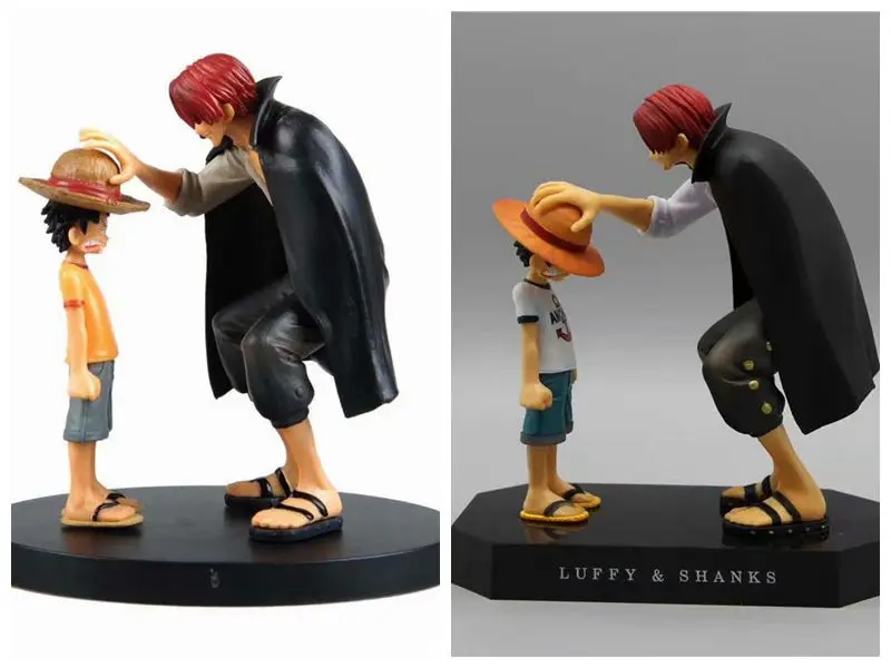 Аниме цельная детская соломенная шляпа обезьяна D Luffy & Shanks ПВХ фигурка героя из