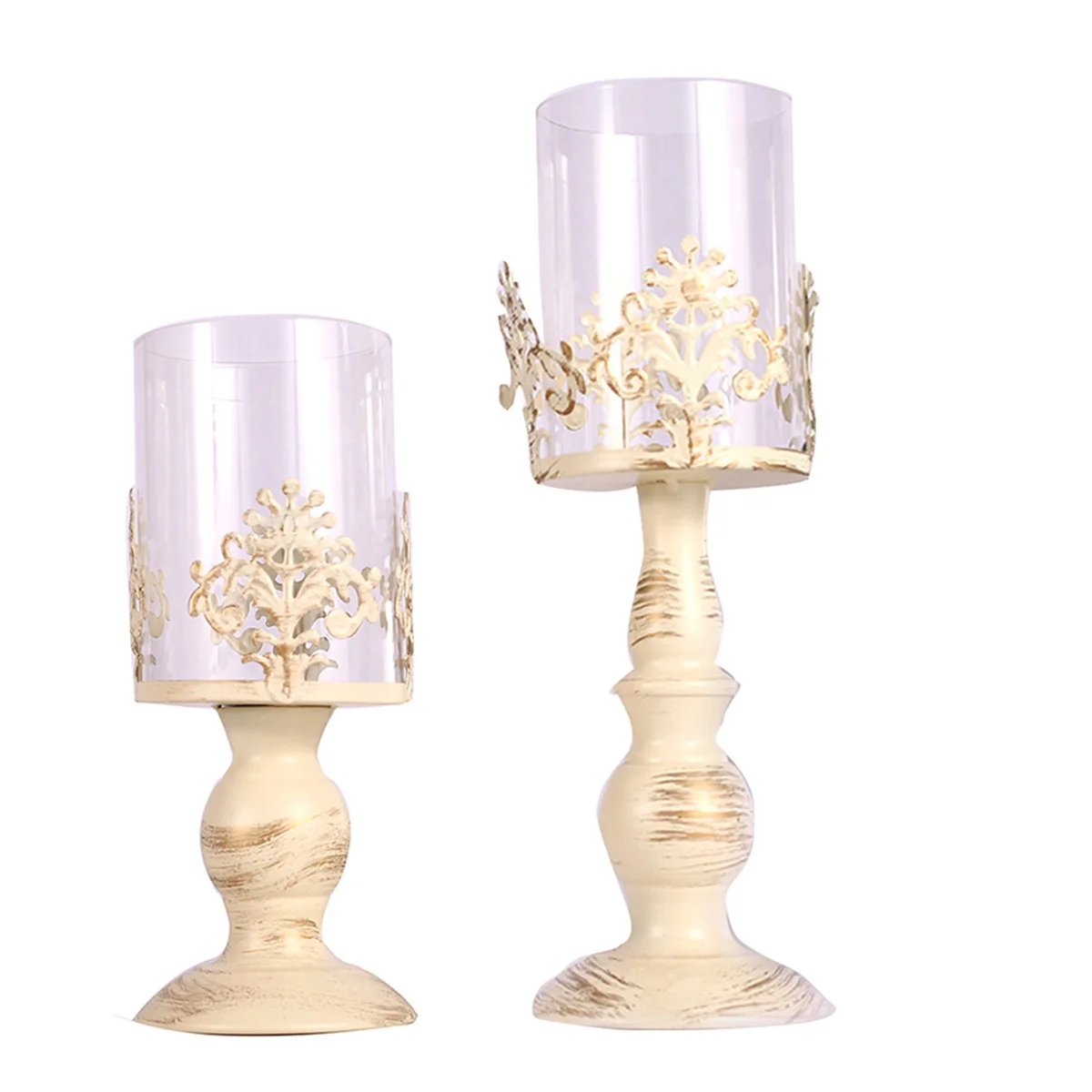 

Iron Candle Holder Candlesticks for Candles Lantern Wedding Centerpieces Home Decoration Christmas Dining Table Ornaments