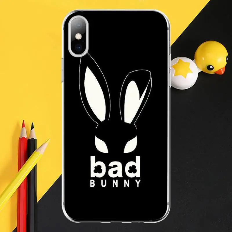 Мягкий резиновый чехол для телефона PENGHUWAN Bad Bunny Maluma Ozuna POP в стиле хип-хоп из ТПУ