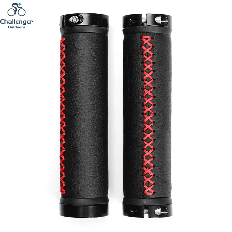 

1Pair Microfiber Leather Bicycle Handlebar Grips MTB Mountain Bike Cycling Bicycle Lock Handle Bar Grips Shock Absorption Parts