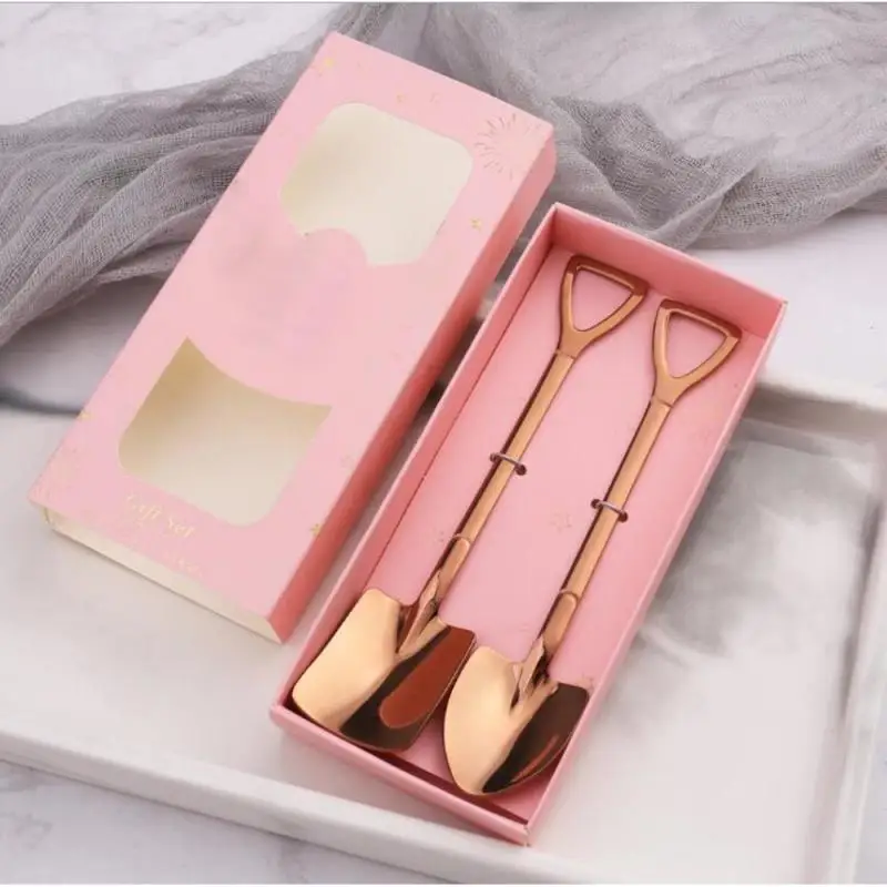 2 шт. Нержавеющая сталь красивые туфли на плоской подошве с заостренным носком