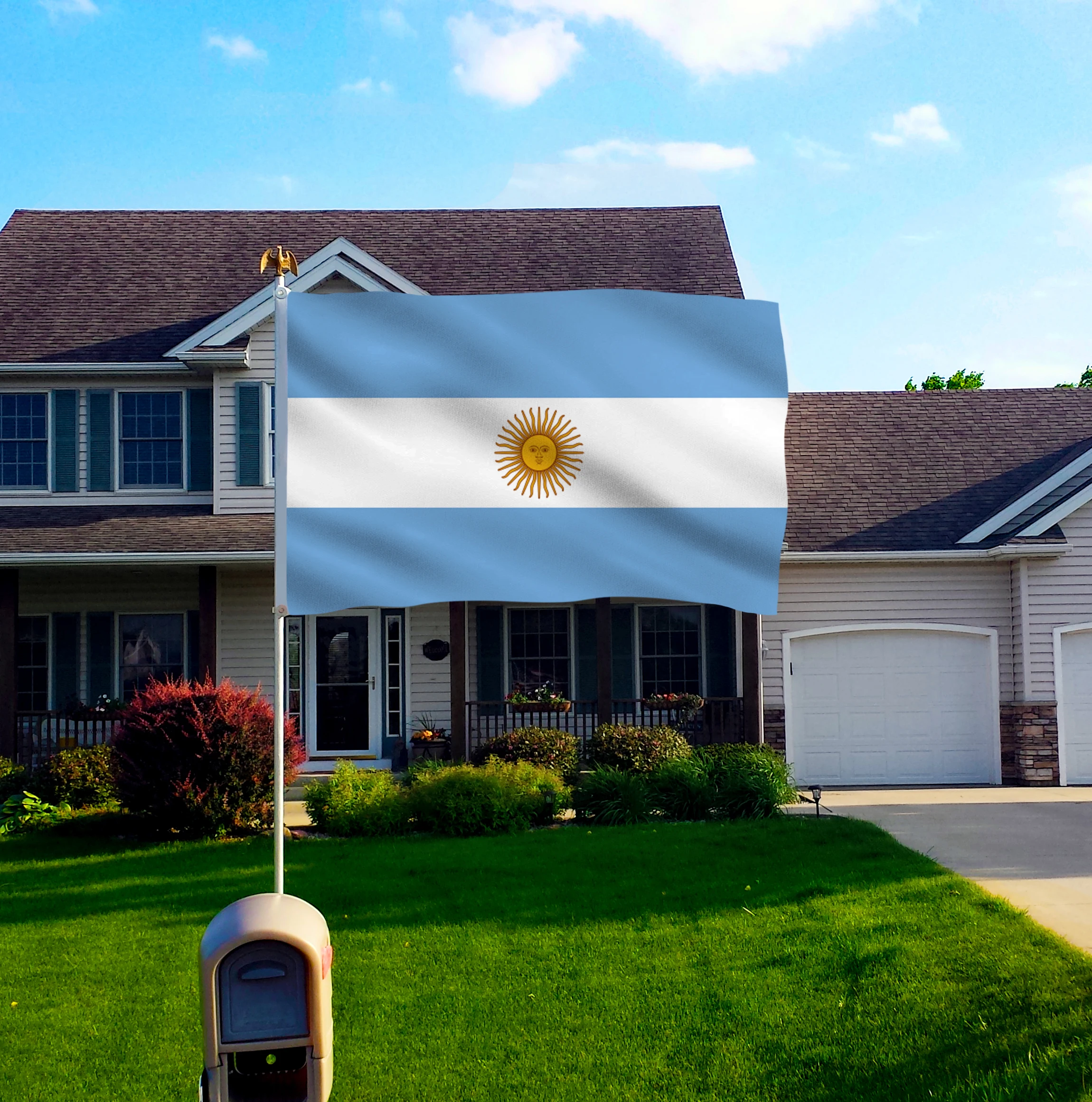 2017 Argentina ABC powers Argenting Flag полиэстеровый флаг 5*3 фута 150*90 см дешевая цена в виде