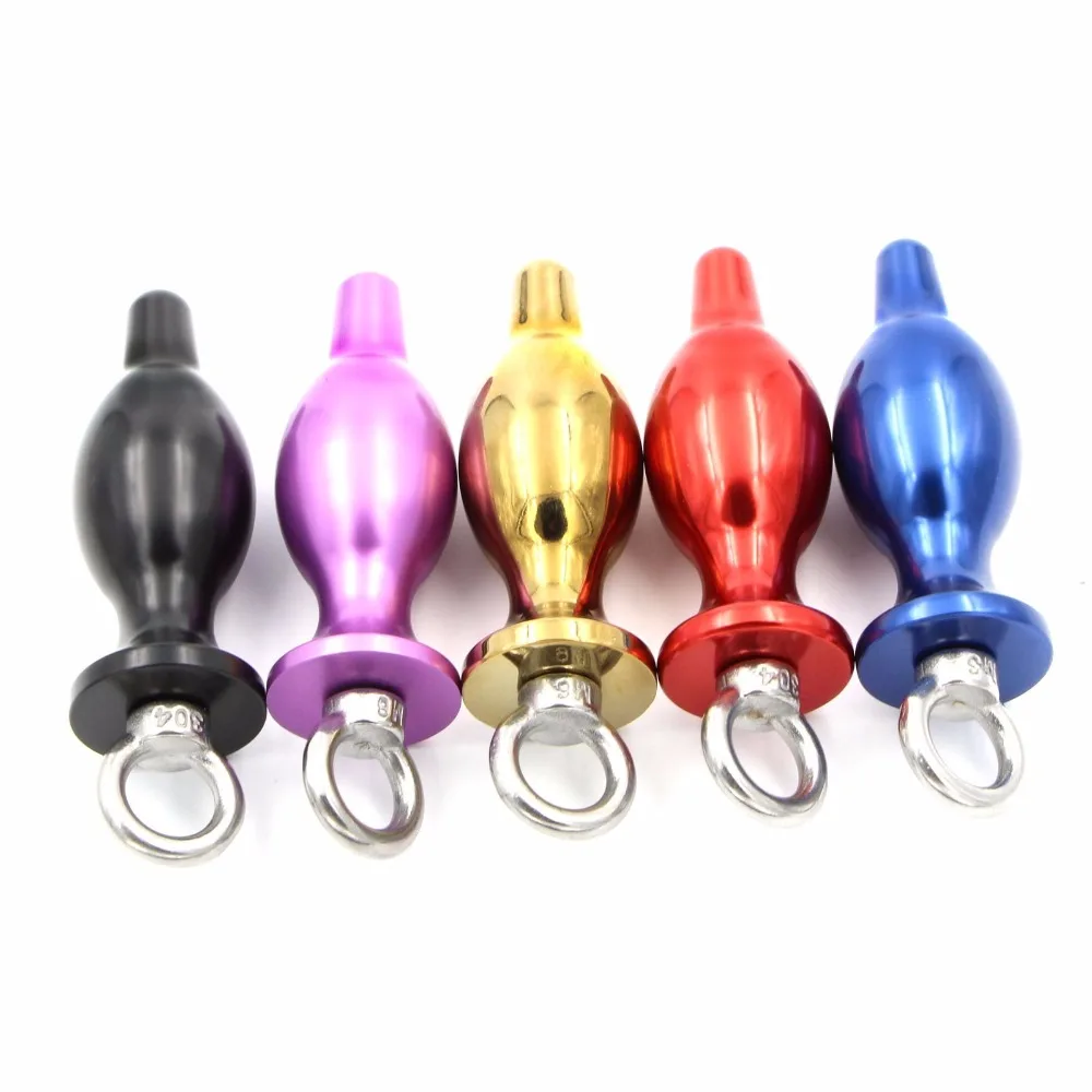 Рукоять большая металлическая Анальная пробка Анальный бусины игрушки для