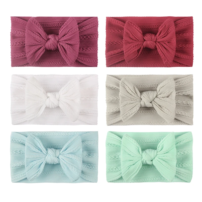 

Dropship Children's Seamless Super Soft Nylon Chiffon Headband Cute Princess Hair Accessories Baby Bow Kids Headwear Adjustable