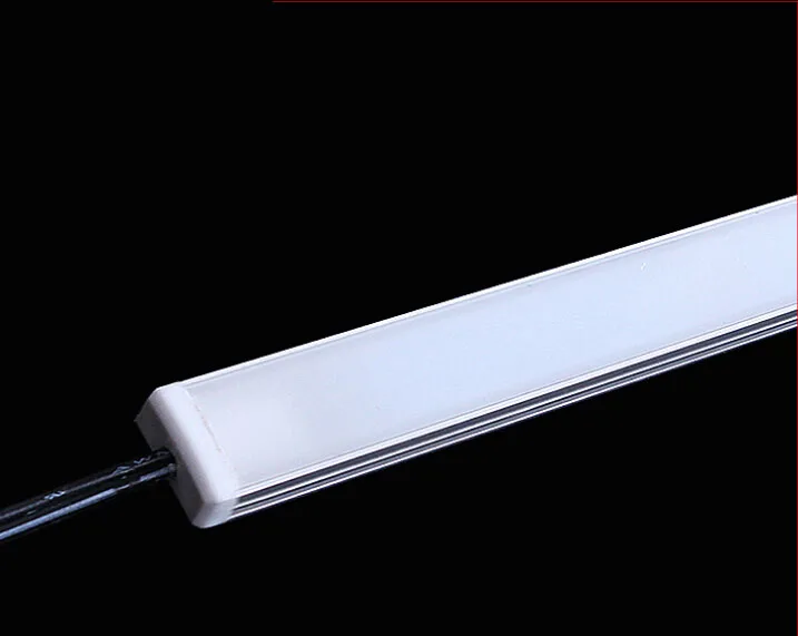 

Kitchen Light Expert DC12V 24V 5050 LED Hard Rigid Strip Bar U Aluminiumflat Cover Kitchen Strip Light 5pcs Milky 50 Cm