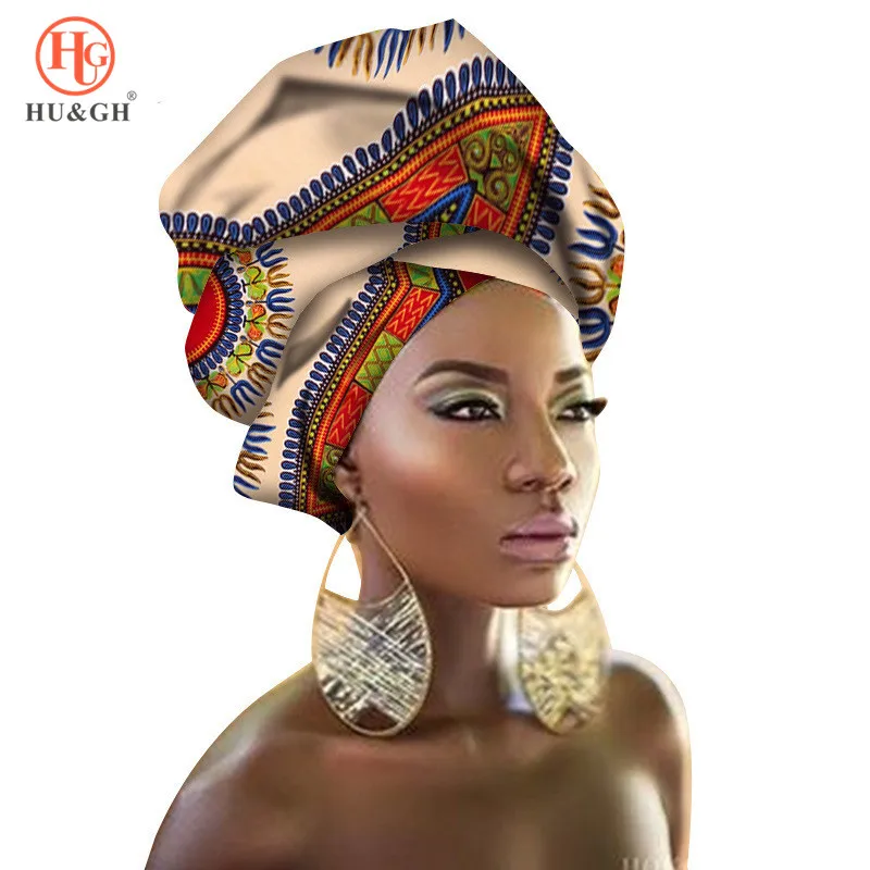 2019 модный Африканский платок тюрбан в африканском стиле цветочный женский