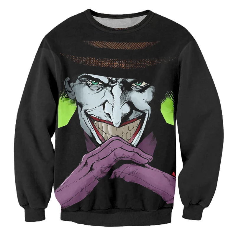 

IFPD EU Size Joker 3D Print Sweatshirt Men And Women Hip Hop Funny Streetwear America Plus Size Clothing Tracksuit Drop Ship