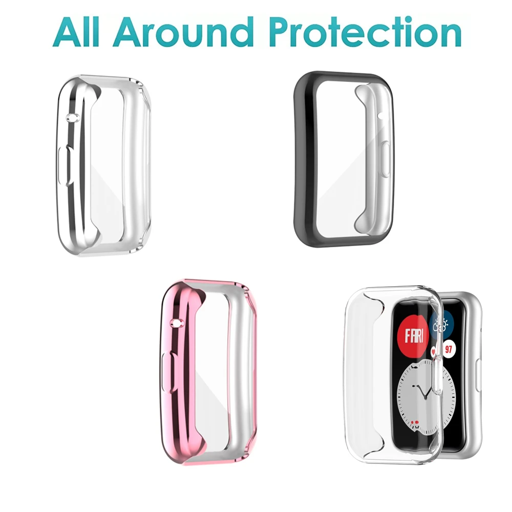 Watch Strap For Huawei Watch Fit Band Soft Silicone Replacement Strap For Huawei Watch Fit Correa Bracelet Accessories Strap