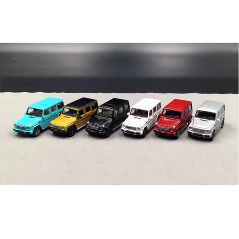 Original 1:64 alloy car model - Mercedes Benz G500 SUV cross-country toy collection gift |