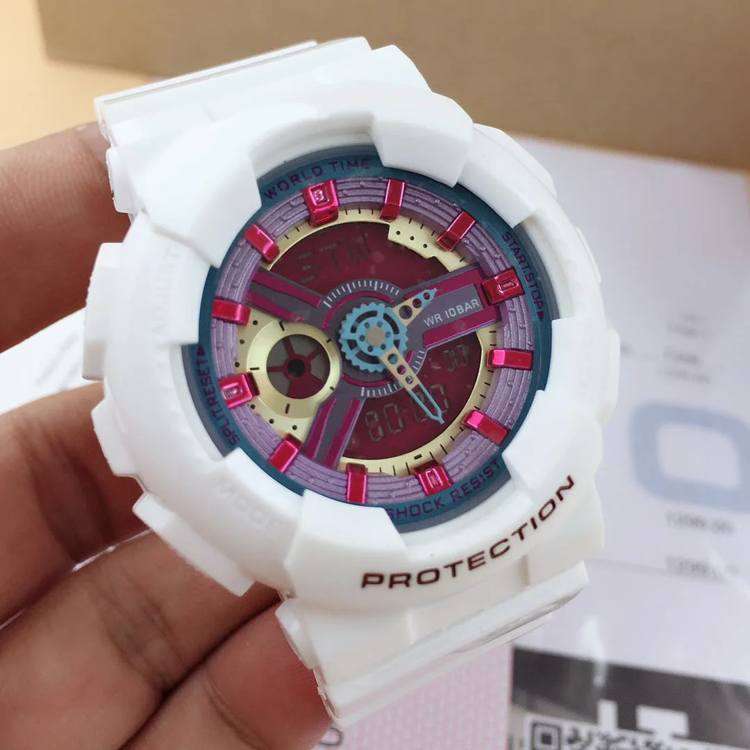 

Leisure sports watch female G110 LED electronic dual display watch hands-on lift light baby multifunction watch male watch