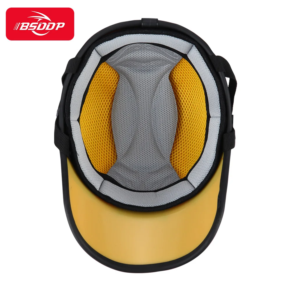 Мотоциклетная полушлемовая Защитная жесткая шляпа для кафе гоночного скутера