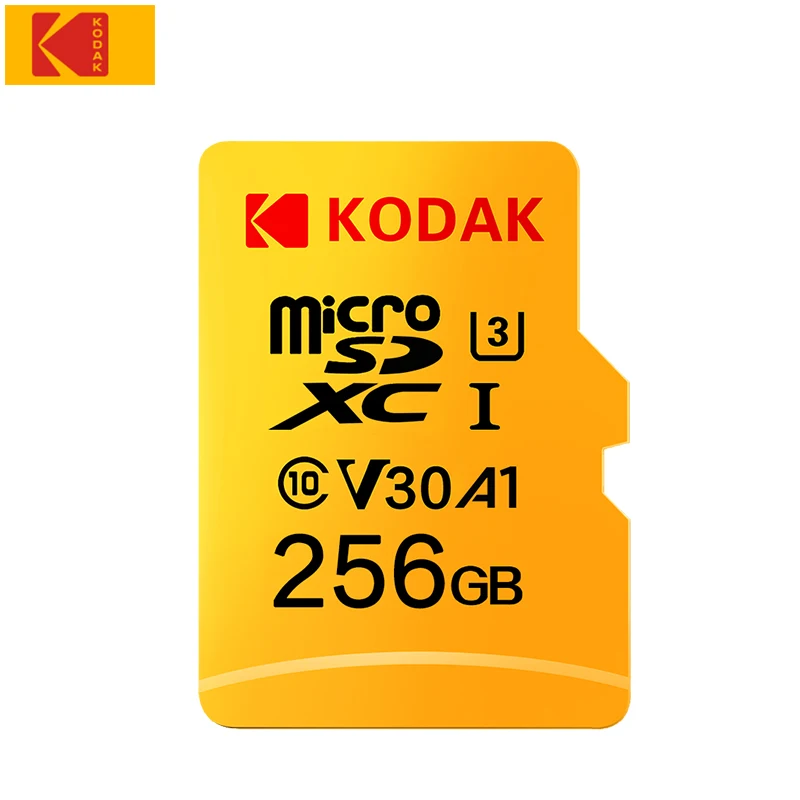Карта памяти KODAK 128 ГБ micro sd 64 256 U3 4K SD-карта 32 512 карта SD класс 10 TF-карта microsd |