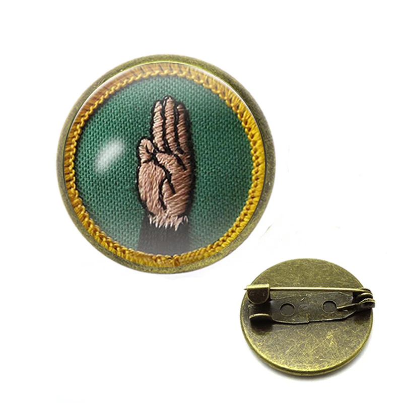 2019 модная брошь Скаут для девочек заколки значок кадетт на булавке стеклянные