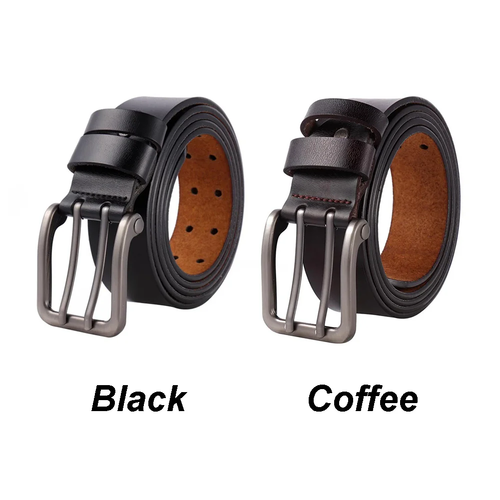 

Men Strap Pin Double Needle Buckle Belt Girdle Casual Large Size Leather Business Lengthen