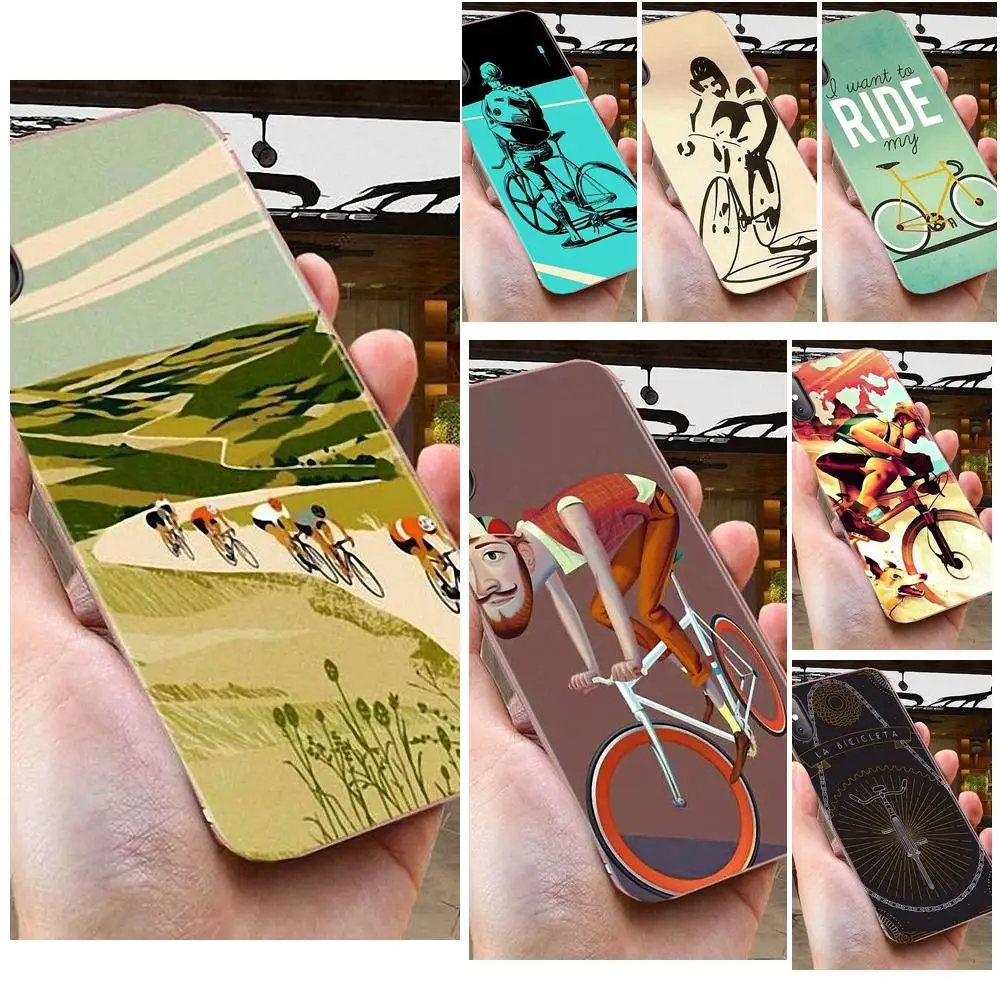 Прозрачный чехол для Sony Xperia Z Z1 Z2 Z3 Z4 Z5 compact Mini M2 M4 M5 T3 E3 E5 XA XA1 XZ Premium Bike